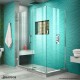 Unidoor Plus 45 1/2 - 52 1/2 in. x 30 3/8 in. Hinged Shower Enclosure