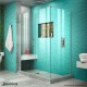 Unidoor Plus 45 1/2 - 52 1/2 in. x 30 3/8 in. Hinged Shower Enclosure