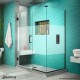 Unidoor Plus 45 1/2 - 52 1/2 in. x 30 3/8 in. Hinged Shower Enclosure