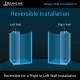 Linea Shower Screens: Two Adjacent Glass Panels