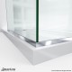 Linea Shower Screens: Two Adjacent Glass Panels