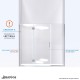 Unidoor-X 61 - 68 1/2 Hinged Shower Door