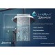 Unidoor Toulon Frameless Hinged Shower Door