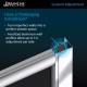 Prime Sliding Shower Enclosure, Base & Backwall Kit