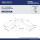 Prime Sliding Shower Enclosure, Base & Backwall Kit