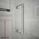 Unidoor Plus 45 1/2 - 53 Hinged Shower Door
